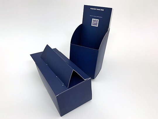 Brochure Holders Produced Automatically