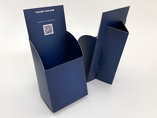 Brochure Holders Produced Automatically